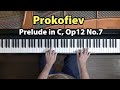 Prokofiev: Prelude in C, Op.12 No.7 - P. Barton, FEURICH grand piano