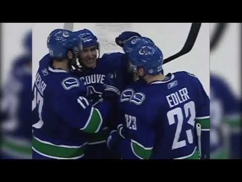 Throwback: Alex Burrows Shorthanded Breakaway Goal vs Hurricanes (Feb. 3, 2009) (ALL CALLS)