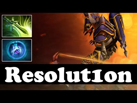 Resolut1on 8000MMR Plays Clinkz WITH LINKENS AND BUTTERFLY - Dota 2