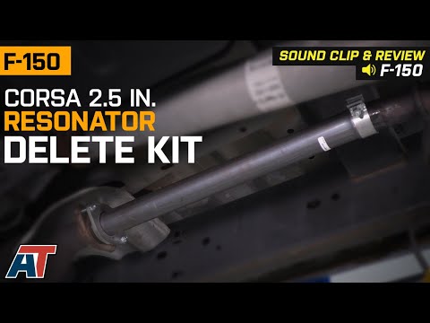 2011-2014 F150 5.0L & 3.5L EcoBoost Corsa 2.5 in. Resonator Delete Kit Sound Clip & Review