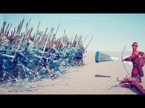 3x ICE GODS vs 100x EVERY UNIT - Totally Accurate Battle Simulator TABS