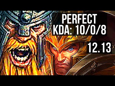 OLAF vs JARVAN IV (JNG) | 10/0/8, Legendary, 400+ games | NA Challenger | 12.13