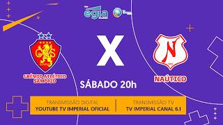 GRÊMIO ATLÉTICO SAMPAIO X NÁUTICO  - CAMPEONATO RORAIMENSE 2026