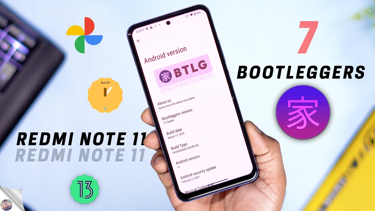 Android 13 Bootleggers Hands-ON Ft. Redmi Note 11, Different Fonts and Looks?