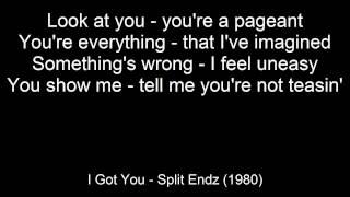 I Got You - Split Enz (with on screen lyrics)