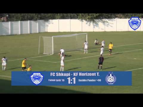 FC Shkupi - KF Horizont T 1:1 (highlights 26.08.2015)