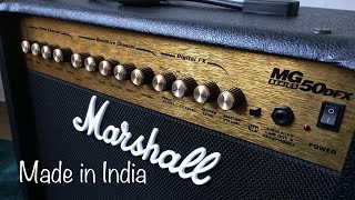 Video thumbnail for Marshall MG50DFX | Sample sound by Azizie Mislan