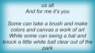Tracy Byrd - For Me It's You Lyrics