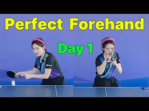 Giorno 1 del Tuo Viaggio nel Tennistavolo: Guida per Principianti al Dritto Perfetto