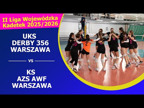 UKS DERBY 356 WARSZAWA - KS AZS AWF Warszawa #volleyball