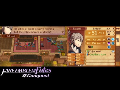 Fire Emblem Fates Conquest Lunatic Blind Chapter 23