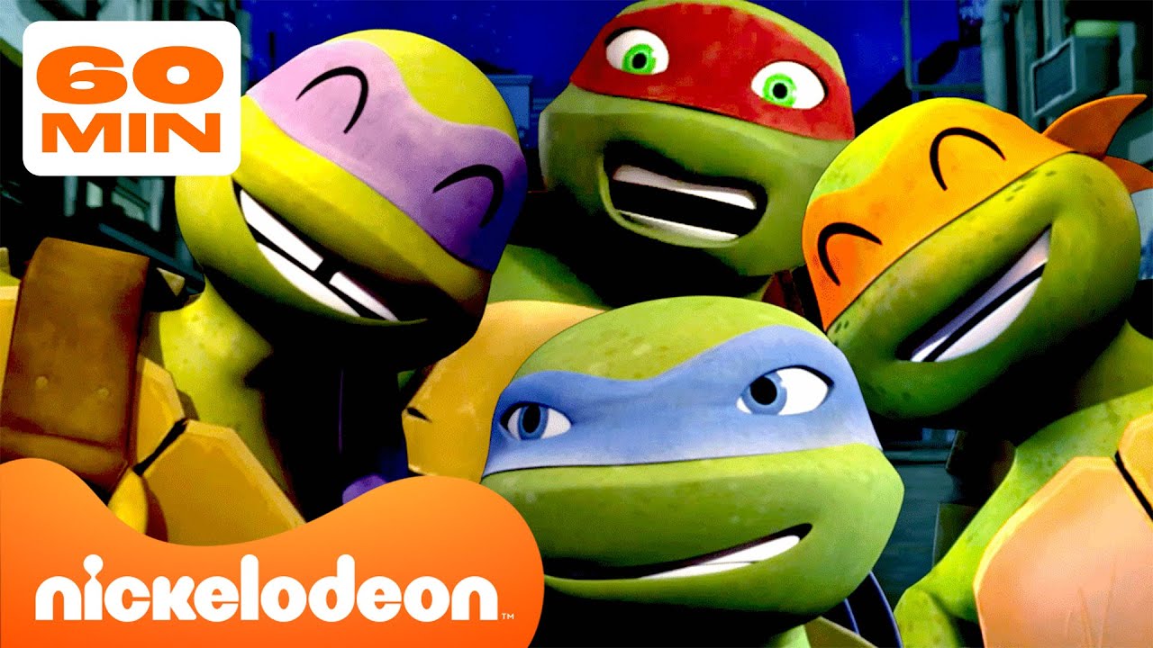 TMNT | Momen terlucu dari tiap episode TMNT 🐢 | 1 jam tertawa | Nickelodeon Bahasa