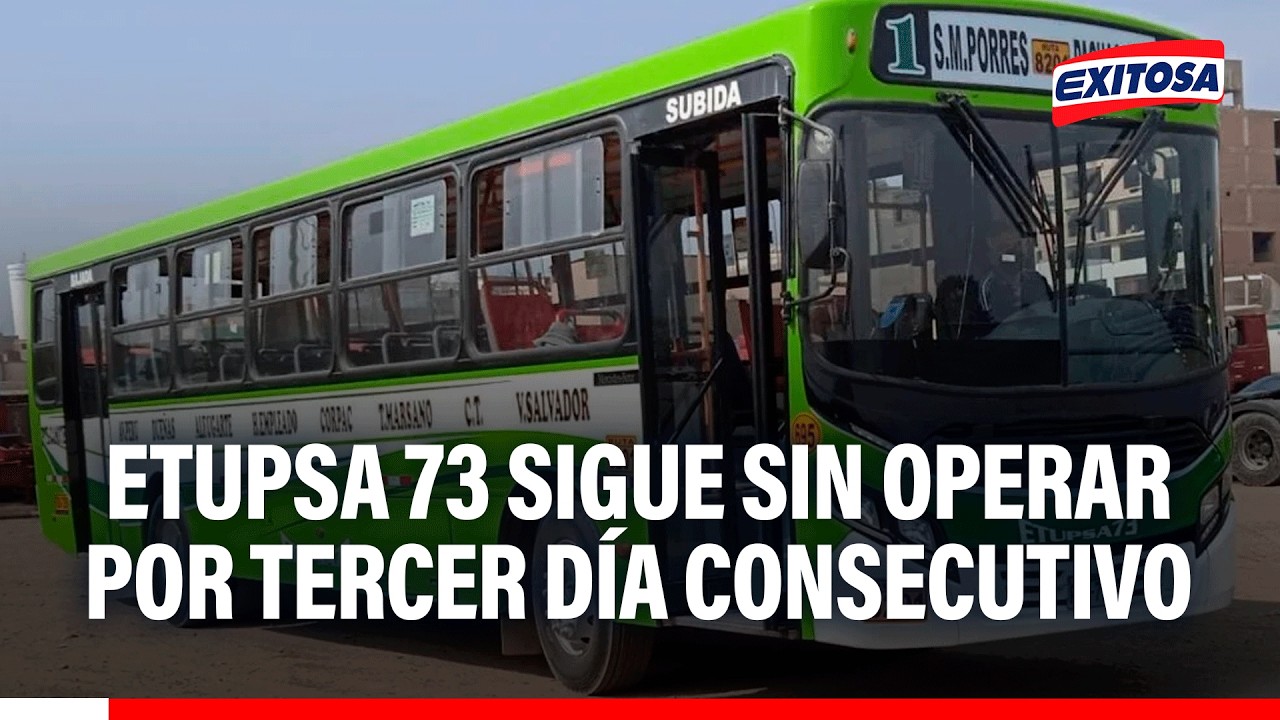 🔴🔵 Etupsa 73 sigue sin operar por 3° día consecutivo tras ataque armado contra patio de maniobras