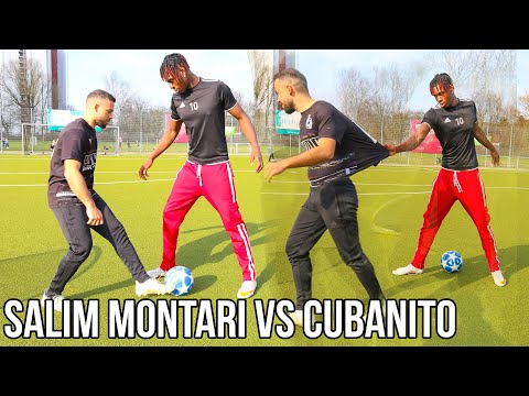 Salim Montari gegen Cubanito zu wyldee Fussball Challenge bei jott
