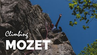 Climbing OUTDOOR for the First Time | Climbing in Mozet (Ardennes, Belgium)