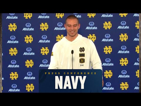 Navy Postgame Press Conference (11.8.25) | Notre Dame Football