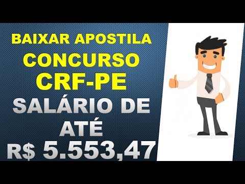 BAIXAR APOSTILAS Concurso Conselho Regional de Farmácia CRF PE
