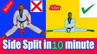 Download lagu How to do side splits in 10 minutes Straching exercise tutorial for falixablty mp3