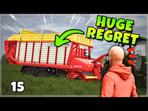 This New Forage Wagon RUINED My Plans | FS25 Mega Farm Survival Challenge Ep 15