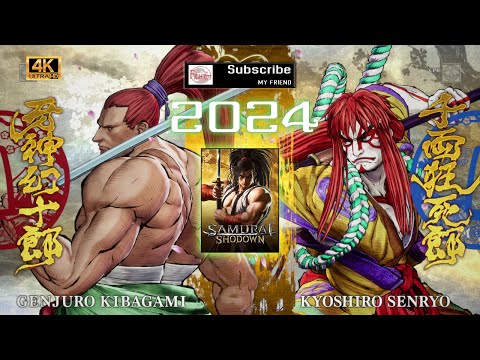 Today...Genjuro Kibagami Vs Kyoshiro Senryo In Amazing Combat [Samurai Shodown]