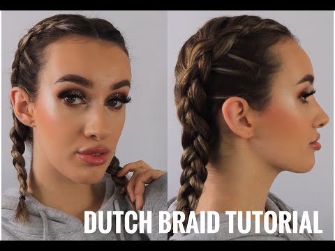 How To Dutch Braid Your Own Hair
