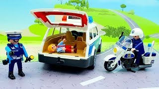 Мультики про машинки с игрушками Плеймобил - Нужно учиться! Игрушечные видео смотреть онлайн.