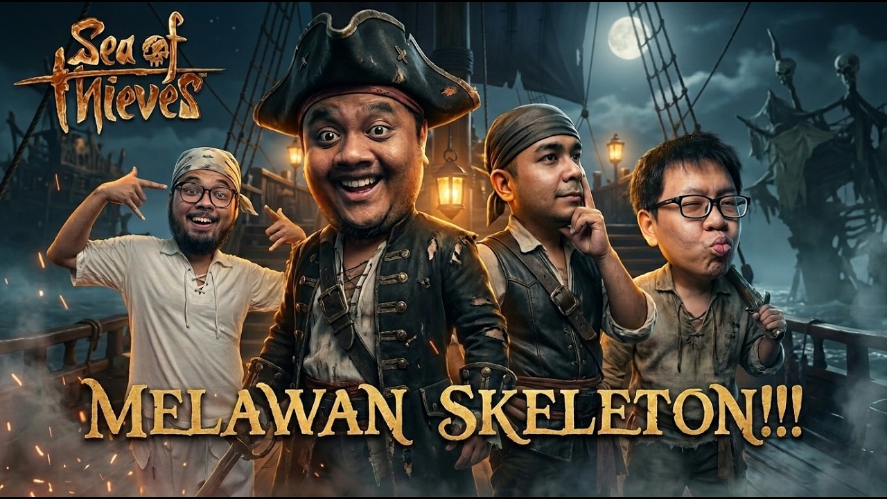 MELAWAN RAJA TENGKORAK‼️ - Sea of Thieves NGAKAK ABIS‼️