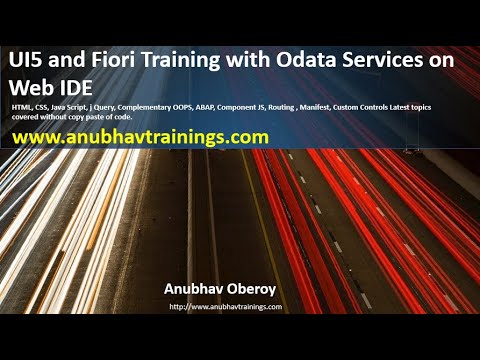 SAP UI5 and Fiori LIVE Training demo | 4th April 2022 7 AM IST | NEW LIVE Batch with Latest topics