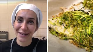 FILETTI DI BRANZINO IN CROSTA DI ZUCCHINE | Ricette semplici e facili | Erica Liverani