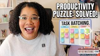Task Batching: The Missing Piece to Your Productivity Puzzle