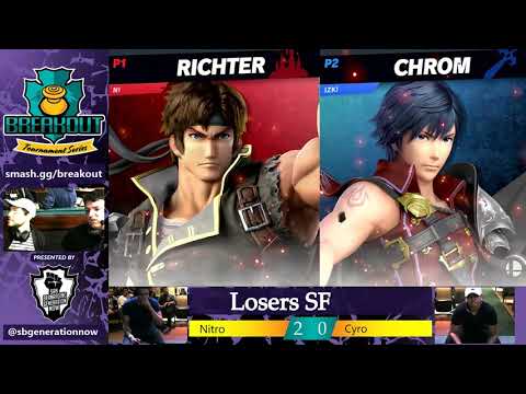BREAKOUT Spring 2019 SSBU [Top 8 LSF] Cyro (roy) vs Nitro (richter)