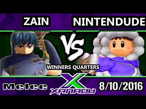 S@X 162 - SSI | Zain (Marth) Vs. SPY | Nintendude (Ice Climbers) SSBM Winners Quarters - Smash Melee