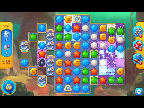 Fishdom 2021 - Level 5943   #playrix #fishdom #gaming