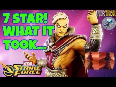 Adam Warlock 7 star!! What it took.... Marvel Strike Force