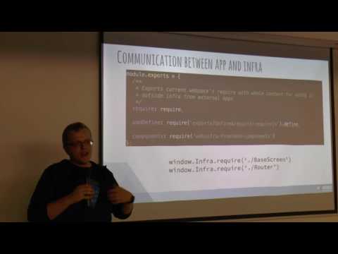 React Israel Meetup #12 - 2nd talk: Micro apps over three continents