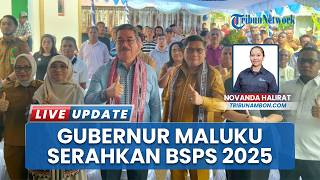 Gubernur Maluku Serahkan Bantuan Stimulan BSPS 2025 di Hative Kecil, Perjuangkan Tambahan 2.998 Unit