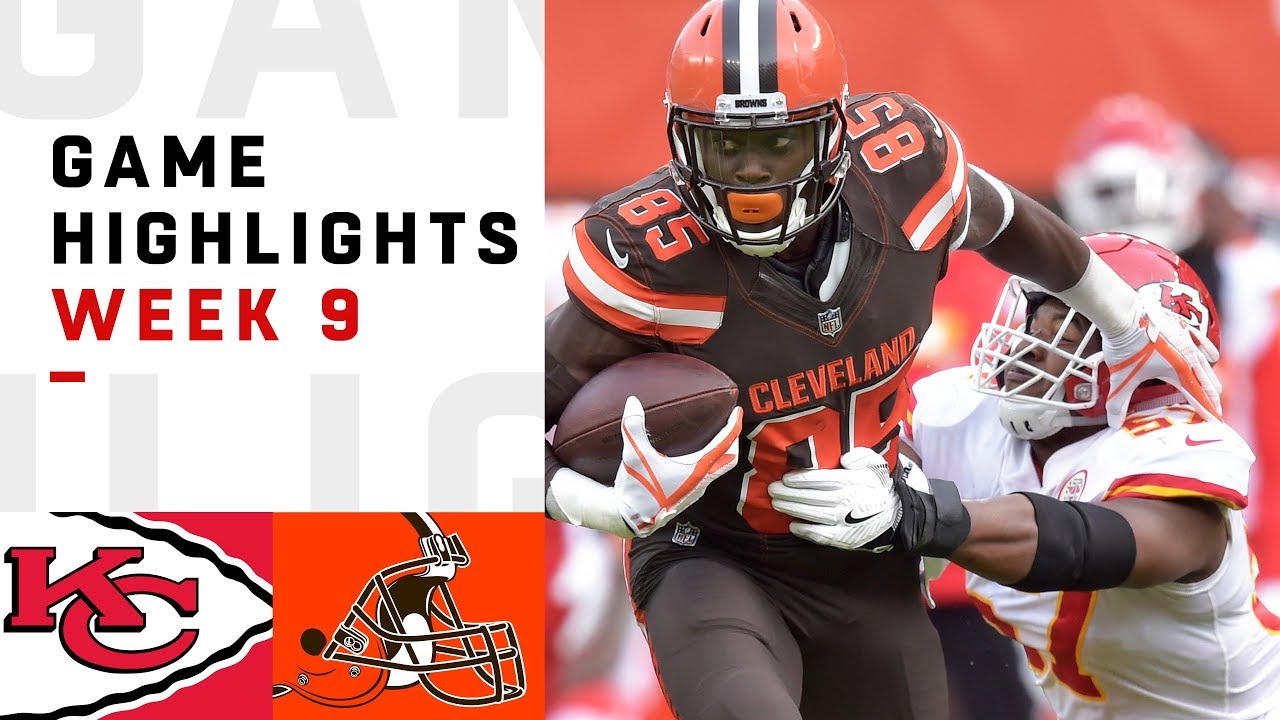Chiefs vs. Browns Week 9 Highlights | NFL 2018