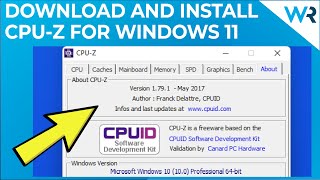 How to Download and Install CPU-Z for Windows 11
