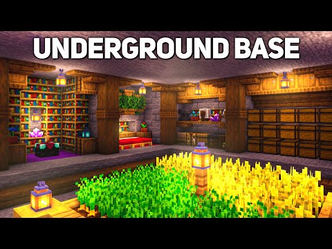 Minecraft: Underground Base Tutorial (how to build 1.18)