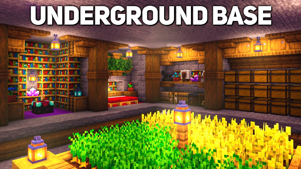 Minecraft: Underground Base Tutorial (how to build 1.18) - Minecraft ...