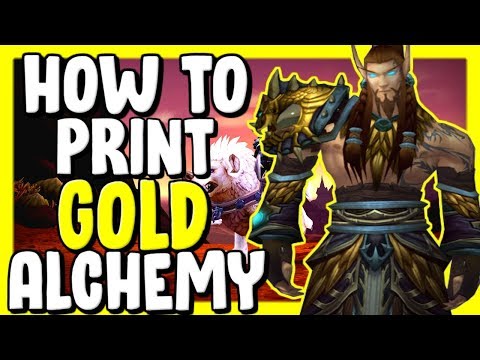 How To Print Gold With Alchemy In WoW BFA 8.3 - Gold Making, Gold Farming Guide
