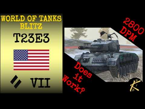 T23E3 WOT Blitz Insane DPM but does it work? #worldoftanksblitz #wotb #wotblitz