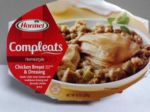 Hormel Compleats: Chicken Breast & Dressing Food Review
