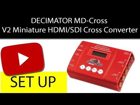 Camera Rentals | DECIMATOR MD-Cross V2 Miniature HDMI/SDI Cross Converter | IPGrentals.com