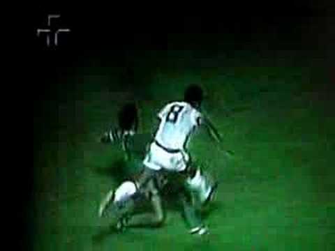 Enéas de Camargo, belo gol contra o Guarani.