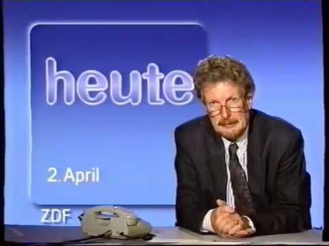 ZDF heute(-spezial) Ermordung Detlev Rohwedder 02.04.1991