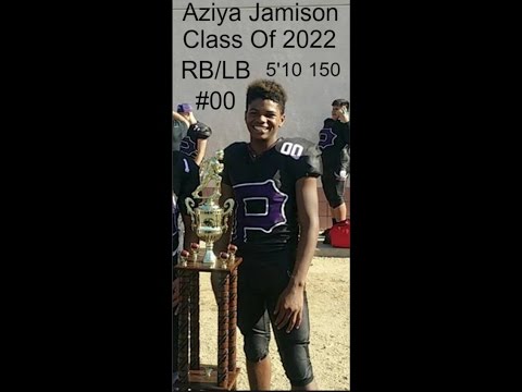 Aziya Jamison 7th Grade Highlights Class Of 2022 RB/LB