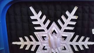 Laser Cut Snow Flakes with the Z- Galva--- Fabric Laser Cutting Machine