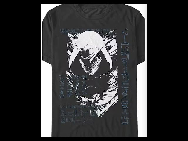Vídeo relacionado con Marvel Moon Knight Egyptian Hieroglyphs Jump Camiseta