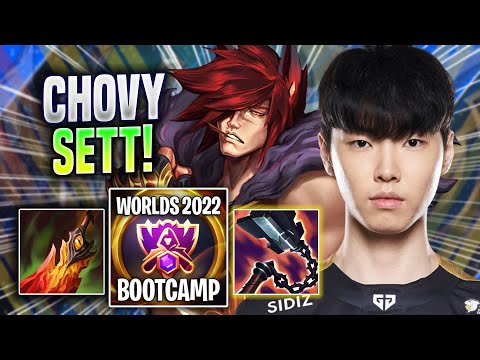 CHOVY FIRST GAMES WITH SETT IN WORLDS BOOTCAMP! - GEN Chovy Plays Sett MID vs Sylas! | Bootcamp 2022